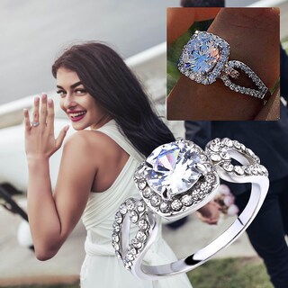 Foto 2 | Foto 2 | Anillo Huoguo Fashion Diamond Para Mujer En Aleación - Venta Internacional.