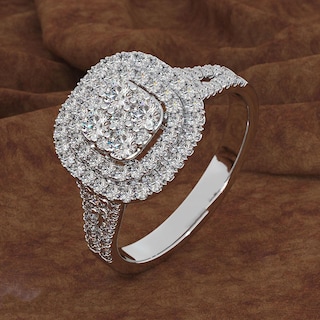 Foto 2 | Foto 2 | Anillo Huoguo Fashion Diamond Para Mujer En Aleación - Venta Internacional.