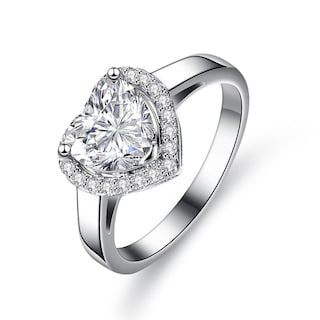 Foto 1 | Foto 1 | Anillo Huoguo Fashion Princess Heart Diamond Zircon Para Mujer - Venta Internacional.