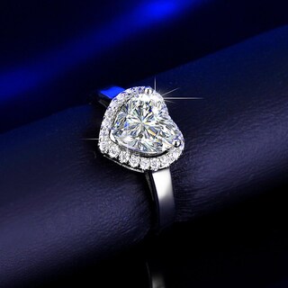 Foto 2 | Foto 2 | Anillo Huoguo Fashion Princess Heart Diamond Zircon Para Mujer - Venta Internacional.