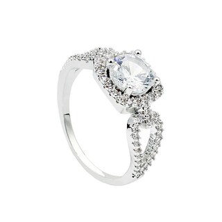 Foto 5 | Foto 5 | Anillo Huoguo Fashion Diamond Para Mujer En Aleación - Venta Internacional.