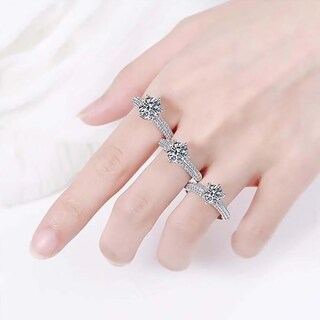 Foto 4 | Foto 4 | Anillo De Bodahigh Monaco Mxgrr-002 2 Piezas Plata