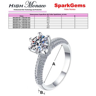 Foto 5 | Foto 5 | Anillo De Bodahigh Monaco Mxgrr-002 2 Piezas Plata