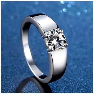 Foto 5 | Foto 5 | Sortija De Compromisohigh Monaco Mxzrg-017 2 Piezas Plata