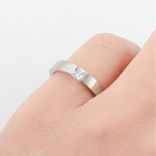 Foto 6 | Foto 6 | Circonia Anillo De Compromisohigh Monaco Mxblz-002 2 Piezas Plata