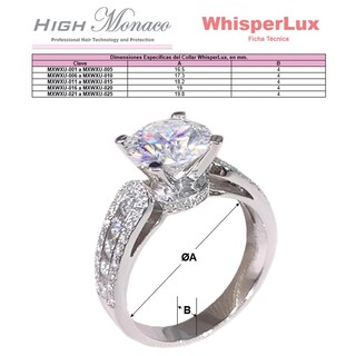 Foto 6 | Foto 6 | Hermosos Anillo De Compromisohigh Monaco Mxwxu-016 1 Pieza Plata