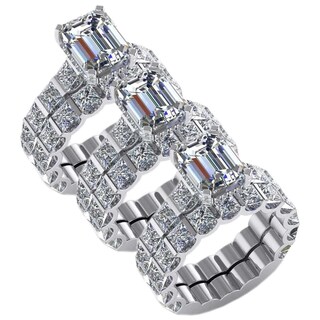 Foto 2 | Foto 2 | Anillos Para Dia De Las Madreshigh Monaco Mxyvn-028 3 Piezas Plata