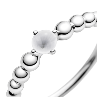 Foto 4 | Foto 4 | Anillo Pandora De Abalorios Blanco Leche Original Para Mujer 198867c04 Joyería De Lujo Para Mujer Ideal Para Regalo Elegante