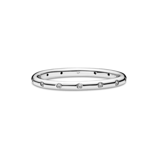 Foto 2 | Foto 2 | Anillo Pandora Sencillo Reluciente Original Joyería Fina 190945cz Joyería De Lujo Para Mujer Ideal Para Regalo Elegante