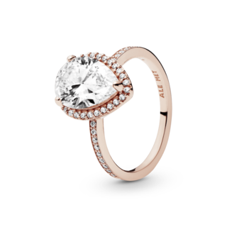 Foto 1 | Foto 1 | Anillo Pandora Con Halo Brillante En Forma De Gota 14k 186251cz Joyería De Lujo Para Mujer Ideal Para Regalo Elegante