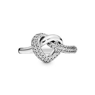 Foto 2 | Foto 2 | Anillo Pandora Corazones Anudados Brillantes Original 198086cz Joyería De Lujo Para Mujer Ideal Para Regalo Elegante