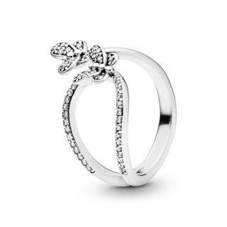 Foto 1 | Foto 1 | Anillo Pandora Abierto Mariposa Reluciente Original Exclusivo 197920cz Diseño Abierto Versátil Joyería De Lujo Para Mujer Ideal
