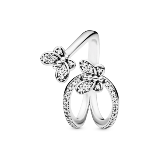 Foto 3 | Foto 3 | Anillo Pandora Abierto Mariposa Reluciente Original Exclusivo 197920cz Diseño Abierto Versátil Joyería De Lujo Para Mujer Ideal