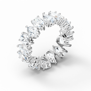 Foto 3 | Foto 3 | Anillo Swarovski Vittore Pear Blanco Baño De Rodio Original 5572826 Joyería De Lujo Para Mujer Ideal Para Regalo Elegante