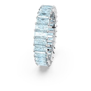 Foto 3 | Foto 3 | Anillo Swarovski Matrix Talla Baguette Azules Baño De Rodio 5661907 Joyería De Lujo Para Mujer Ideal Para Regalo Elegante
