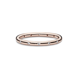 Foto 2 | Foto 2 | Anillo Pandora Sencillo Reluciente Recubrimiento En Oro 14k 180945cz Baño De Oro 14k Joyería De Lujo Mujer Ideal
