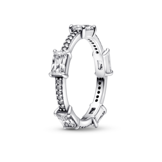 Foto 1 | Foto 1 | Anillo Pandora Barras Rectangulares En Pavé Reluciente 192397c01 Joyería De Lujo Para Mujer Ideal Para Regalo Elegante