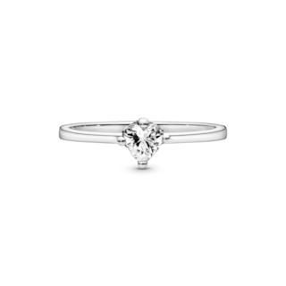 Foto 2 | Foto 2 | Anillo Pandora Solitario Corazón Transparente Original 198691c01 Joyería De Lujo Para Mujer Ideal Para Regalo Elegante