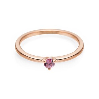 Foto 4 | Foto 4 | Anillo Pandora Solitario Rosa Recubrimiento En Oro Rosa 14k 189259c03 Baño De Oro Rosa 14k Joyería De Lujo Para Mujer Ideal