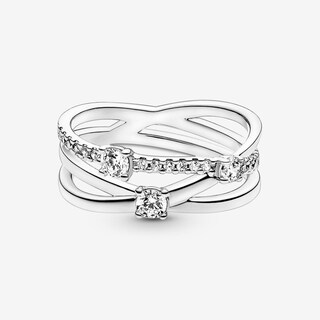 Foto 3 | Foto 3 | Anillo Pandora Banda Triple Resplandeciente Original 199400c01 Joyería De Lujo Para Mujer Ideal Para Regalo Elegante