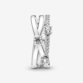Foto 4 | Foto 4 | Anillo Pandora Banda Triple Resplandeciente Original 199400c01 Joyería De Lujo Para Mujer Ideal Para Regalo Elegante