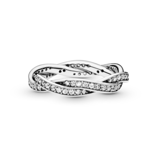 Foto 2 | Foto 2 | Anillo Pandora Trenzado Reluciente Original Joyería Fina 190892cz Joyería De Lujo Para Mujer Ideal Para Regalo Elegante