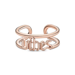 Foto 1 | Foto 1 | Anillo Abierto Vibras Pandora Me Recubrimiento En Oro 14k 181986c00 Diseño Abierto Versátil Baño De Oro 14k Línea Pandora Me