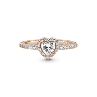 Foto 2 | Foto 2 | Anillo Pandora De Corazón Elevado Brillante 14k 188421c02 Joyería De Lujo Para Mujer Ideal Para Regalo Elegante