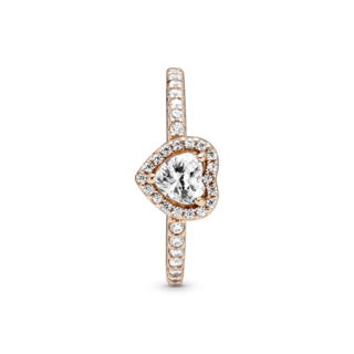 Foto 3 | Foto 3 | Anillo Pandora De Corazón Elevado Brillante 14k 188421c02 Joyería De Lujo Para Mujer Ideal Para Regalo Elegante