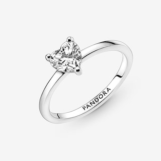 Foto 1 | Foto 1 | Anillo Pandora Solitario Corazón Resplandeciente Original 191165c01 Joyería De Lujo Para Mujer Ideal Para Regalo Elegante