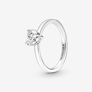 Foto 2 | Foto 2 | Anillo Pandora Solitario Corazón Resplandeciente Original 191165c01 Joyería De Lujo Para Mujer Ideal Para Regalo Elegante