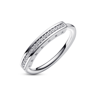 Foto 2 | Foto 2 | Anillo I-d En Pavé Pandora Signature Pandora Plata Esterlina 192283c01 Joyería De Lujo Para Mujer Ideal Para Regalo Elegante