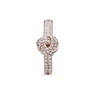 Foto 3 | Foto 3 | Anillo Pandora Nudo Reluciente Recubrimiento En Oro Rosa 14k 180997cz Baño De Oro Rosa 14k Joyería De Lujo Para Mujer Ideal