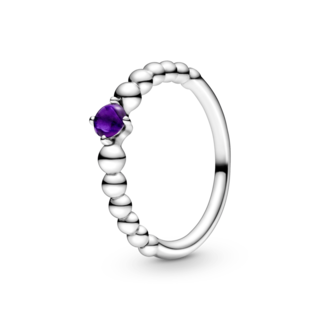 Foto 1 | Foto 1 | Anillo De Abalorios Morado Pandora Signature Original 198598c03 Joyería De Lujo Para Mujer Ideal Para Regalo Elegante