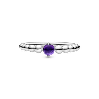 Foto 2 | Foto 2 | Anillo De Abalorios Morado Pandora Signature Original 198598c03 Joyería De Lujo Para Mujer Ideal Para Regalo Elegante