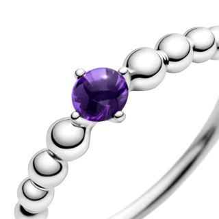 Foto 4 | Foto 4 | Anillo De Abalorios Morado Pandora Signature Original 198598c03 Joyería De Lujo Para Mujer Ideal Para Regalo Elegante