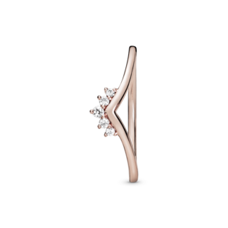 Foto 2 | Foto 2 | Anillo Pandora Hueso De Los Deseos Con Tiara 14k 188282cz Joyería De Lujo Para Mujer Ideal Para Regalo Elegante