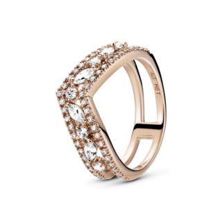 Foto 1 | Foto 1 | Anillo Pandora Hueso De Los Deseos Doble Talla Reluciente 189095c01 Joyería De Lujo Para Mujer Ideal Para Regalo Elegante