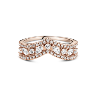 Foto 5 | Foto 5 | Anillo Pandora Hueso De Los Deseos Doble Talla Reluciente 189095c01 Joyería De Lujo Para Mujer Ideal Para Regalo Elegante