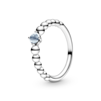 Anillo De Abalorios Azul Agua Pandora Signature Original 198598c01 Joyería De Lujo Para Mujer Ideal Para Regalo Elegante
