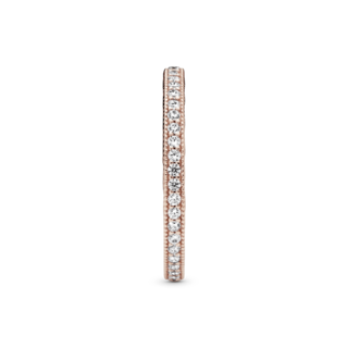 Foto 3 | Foto 3 | Anillo Pandora Corazones De Recubrimiento En Oro Rosa De 14k 180963cz Baño De Oro Rosa 14k Joyería De Lujo Para Mujer Ideal