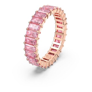 Foto 2 | Foto 2 | Anillo Swarovski Matrix Talla Baguette Rosa Baño Tono Rosa 5648286 Joyería De Lujo Para Mujer Ideal Para Regalo Elegante