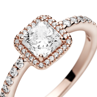Foto 4 | Foto 4 | Anillo Pandora Cuadrado Con Halo Brillante Recubrimiento 14k 188862c01 Joyería De Lujo Para Mujer Ideal Para Regalo Elegante