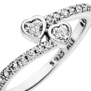 Foto 4 | Foto 4 | Anillo Pandora Corazones Para Siempre Original Joyería Fina 191023cz Joyería De Lujo Para Mujer Ideal Para Regalo Elegante