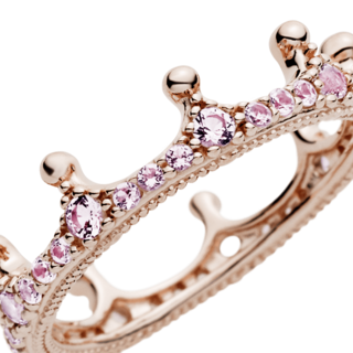 Foto 4 | Foto 4 | Anillo Pandora Corona Encantada Recubrimiento En Oro 14k 187087npo Baño De Oro 14k Joyería De Lujo Para Mujer Ideal Para Regalo