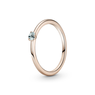 Foto 1 | Foto 1 | Anillo Pandora Solitario Azul Pálido Recubrimiento En 14k 189259c02 Joyería De Lujo Para Mujer Ideal Para Regalo Elegante