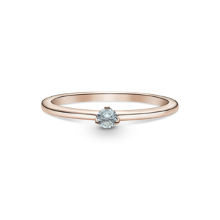 Foto 2 | Foto 2 | Anillo Pandora Solitario Azul Pálido Recubrimiento En 14k 189259c02 Joyería De Lujo Para Mujer Ideal Para Regalo Elegante