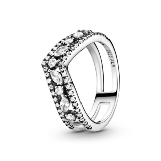 Foto 6 | Foto 6 | Anillo Pandora Hueso De Los Deseos Doble Talla Reluciente 189095c01 Joyería De Lujo Para Mujer Ideal Para Regalo Elegante
