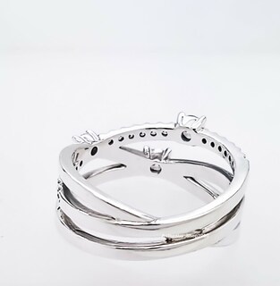 Foto 6 | Foto 6 | Anillo Pandora Banda Triple Resplandeciente Original 199400c01 Joyería De Lujo Para Mujer Ideal Para Regalo Elegante