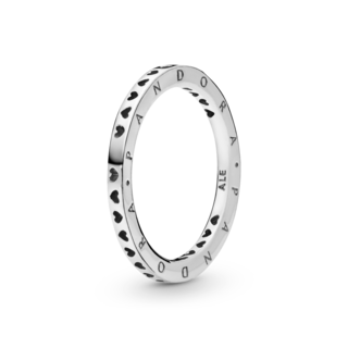 Foto 1 | Foto 1 | Anillo Con Corazones Y Logotipo De Pandora Original Para Mujer 197133 Joyería De Lujo Para Mujer Ideal Para Regalo Elegante